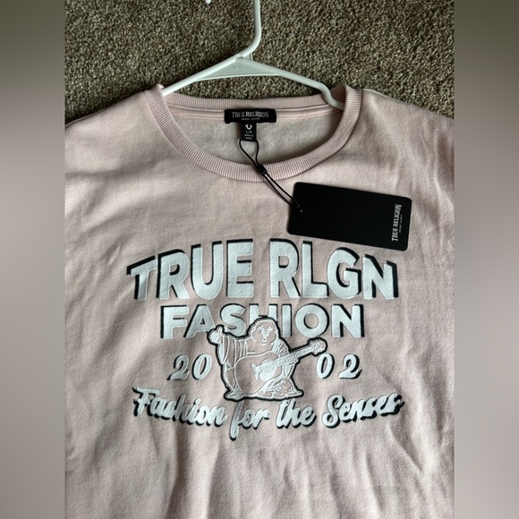 True Religion Pink Sweatshirt - Picture 2 of 7
